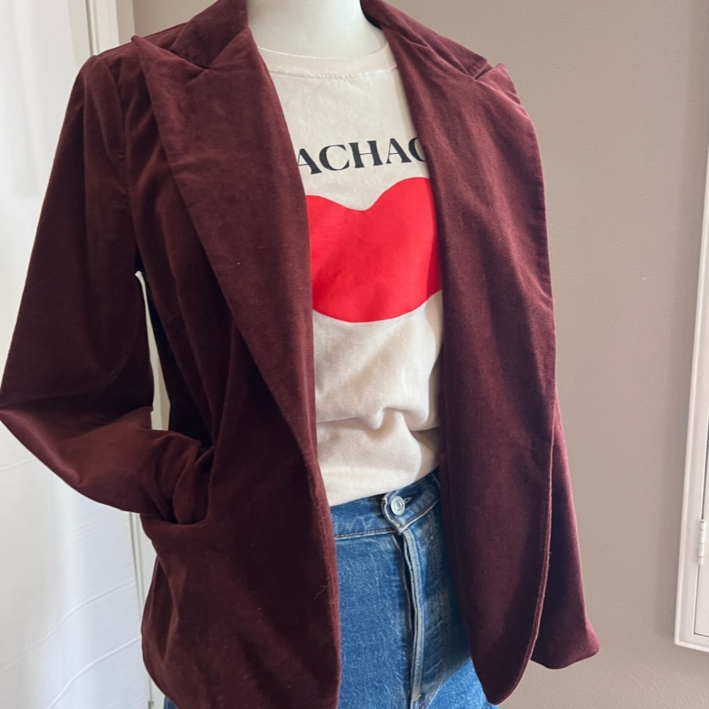 DR2 Velvety Brown Blazer Jacket